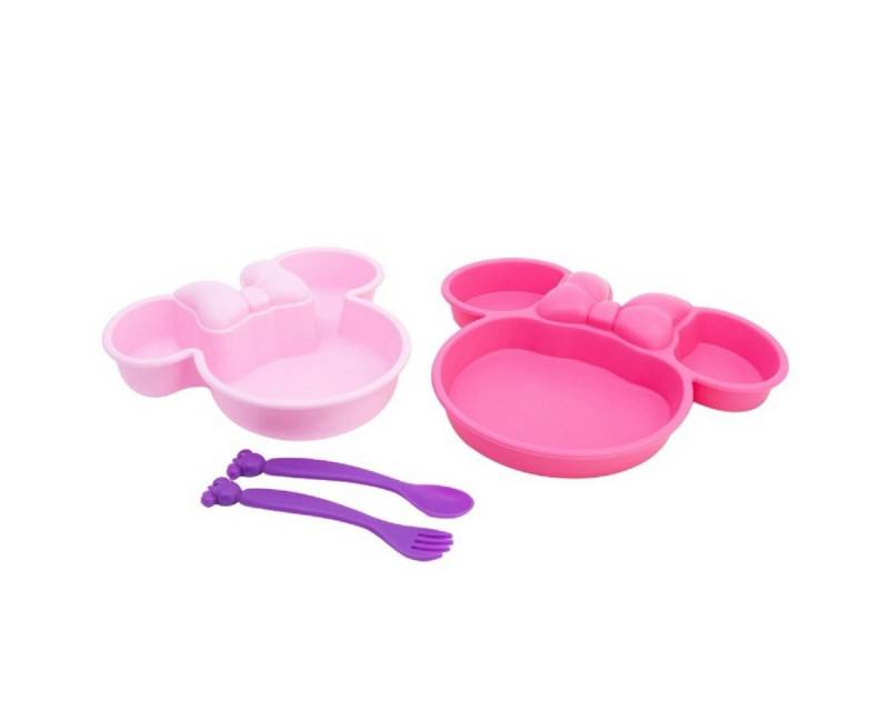 Disney Kindergeschirr-Set Minnie Mouse Kindergeschirr-Set 4-teilig Teller, Schale & Besteck Disney Kindergeschirr-Set Minnie Mouse Kindergeschirr-Set 4-teilig Teller, Schale & Besteck von Disney