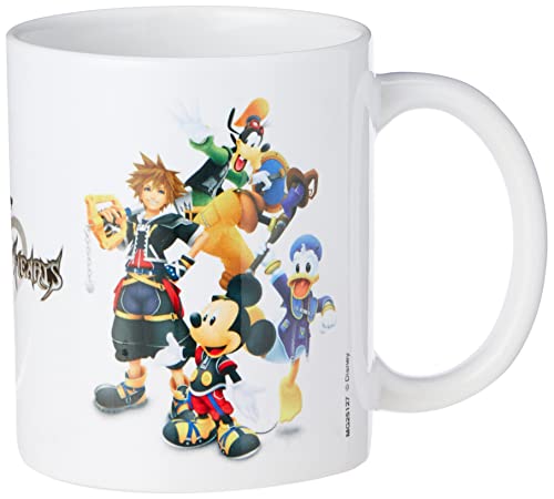 Disney Kingdom Hearts Group 11oz/315ml Kaffeetassen, Mehrfarbig von Disney