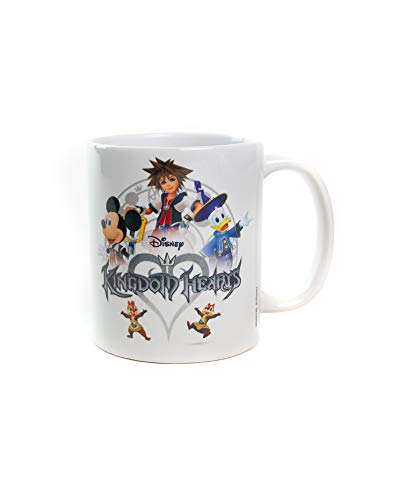 Disney Kingdom Hearts Logo 11oz/315ml Kaffeetassen, Mehrfarbig von Disney