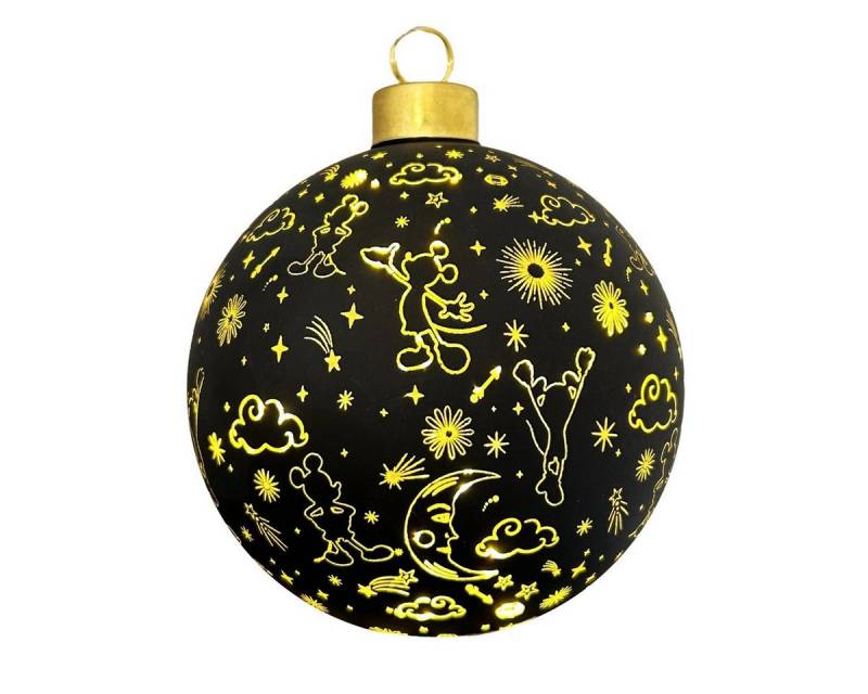 Disney LED Dekolicht Mickey Mouse Weihnachtskugel 10 cm beleuchtet Weihnachtsschmuck, LED fest integriert von Disney