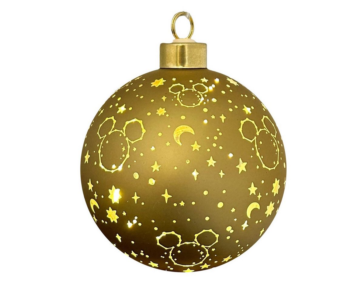 Disney LED Dekolicht Mickey Mouse Weihnachtskugel 10 cm beleuchtet Weihnachtsschmuck, LED fest integriert von Disney