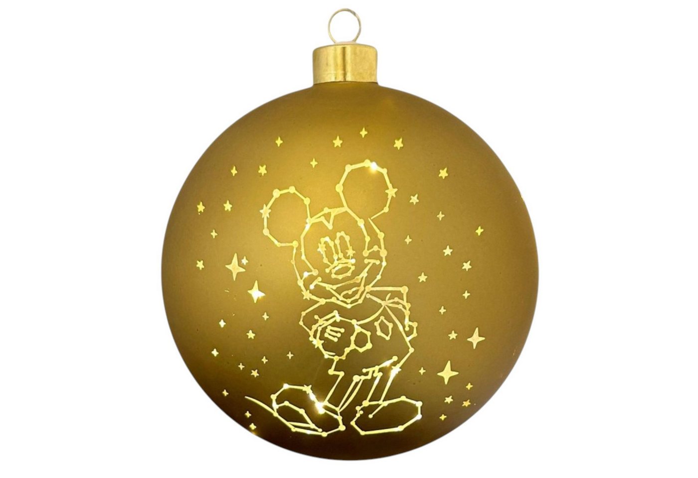 Disney LED Dekolicht Mickey Mouse Weihnachtskugel 15 cm beleuchtet Weihnachtsschmuck, LED fest integriert von Disney