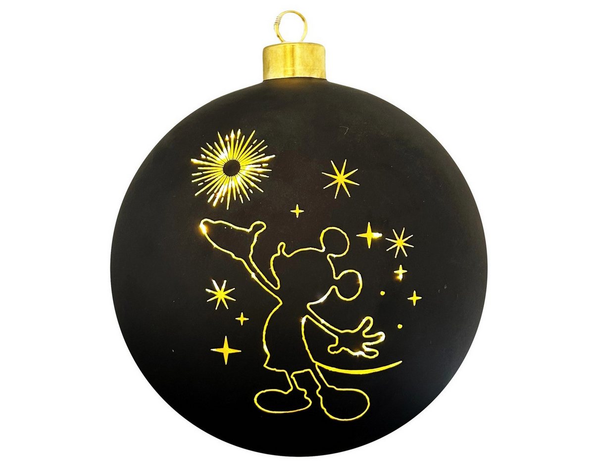 Disney LED Dekolicht Mickey Mouse Weihnachtskugel 15 cm beleuchtet Weihnachtsschmuck, LED fest integriert von Disney