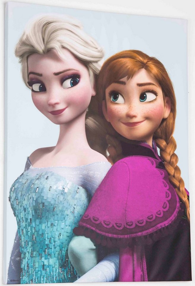 Disney Leinwandbild Frozen Elsa & Anna, (1 St) von Disney