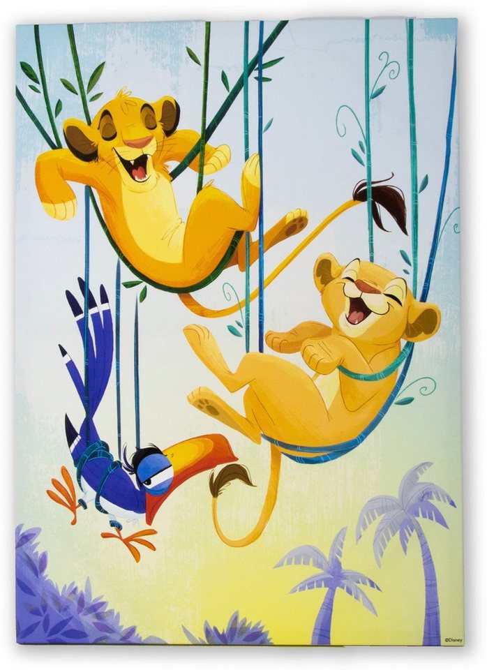 Disney Leinwandbild Simba & Nala, (1 St) von Disney