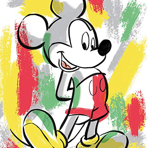 Disney Leinwanddruck, Mehrfarbig, 40 x 40 cm von Disney