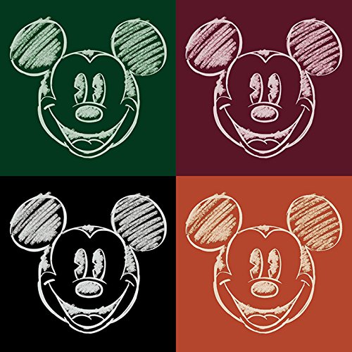 Disney Leinwanddruck, Mehrfarbig, 40 x 40 cm von Disney