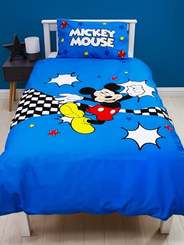Disney Mickey Mouse Bettwäsche | Bettwäsche Mickey Mouse Kinder | Bettdecke Und Kissenbezug von Disney