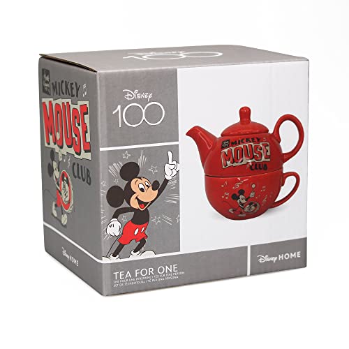 Disney Mickey Mouse Tea for One Set - Teeset - Teetasse - Disney Teekanne - Disney Home - Eine Tasse Teekanne - Mickey Mouse Küchenzubehör von Disney