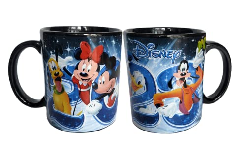 Disney Mickey Mouse and Friends 2023 Tip the Hat schwarze Keramiktasse mit Sammelfiguren, Kaffeetassen und Geschenke für Männer oder Frauen, 313 ml von Disney