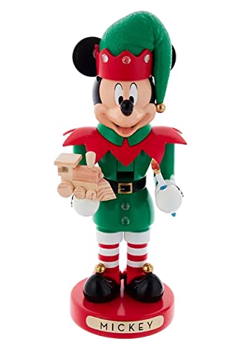 Disney Mickey The Elf Nussknacker, 25,4 cm, Mehrfarbig von Disney