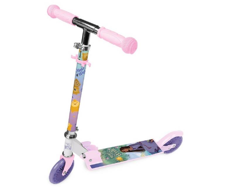 Disney Miniscooter 2-Rad Scooter Wish, Verstellbarer Lenker, Polyurethan Räder von Disney