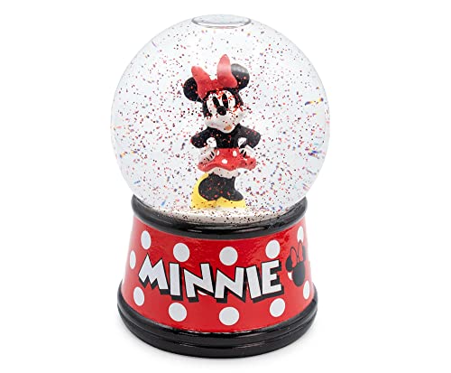 Disney Minnie Mouse beleuchtete Schneekugel, 15,2 cm, Rot, Einheitsgröße von Disney