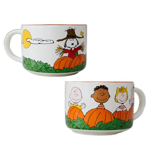 Disney Peanuts Snoopy Scarecrow Tasse | Niedliche Keramik Einweihungsgeschenke für Männer und Frauen und Kinder | Offizieller Lizenznehmer | 1 Tasse von Disney