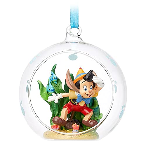 Disney Pinocchio Glass Globe Sketchbook Ornament von Disney