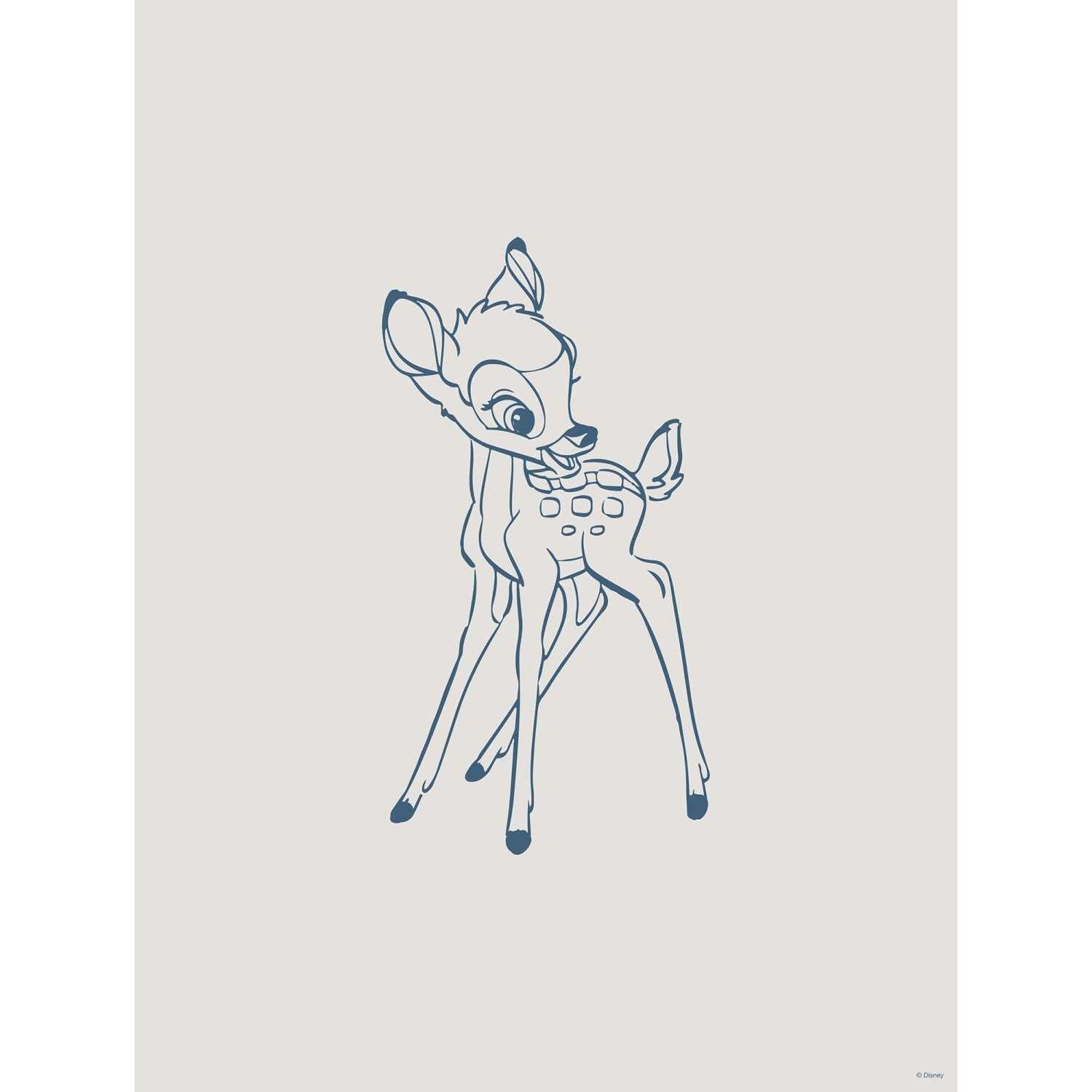 Disney Poster Bambi Grau und Blau 40 cm x 50 cm 612829 Disney Poster Bambi Grau und Blau 40 cm x 50 cm 612829 von Disney