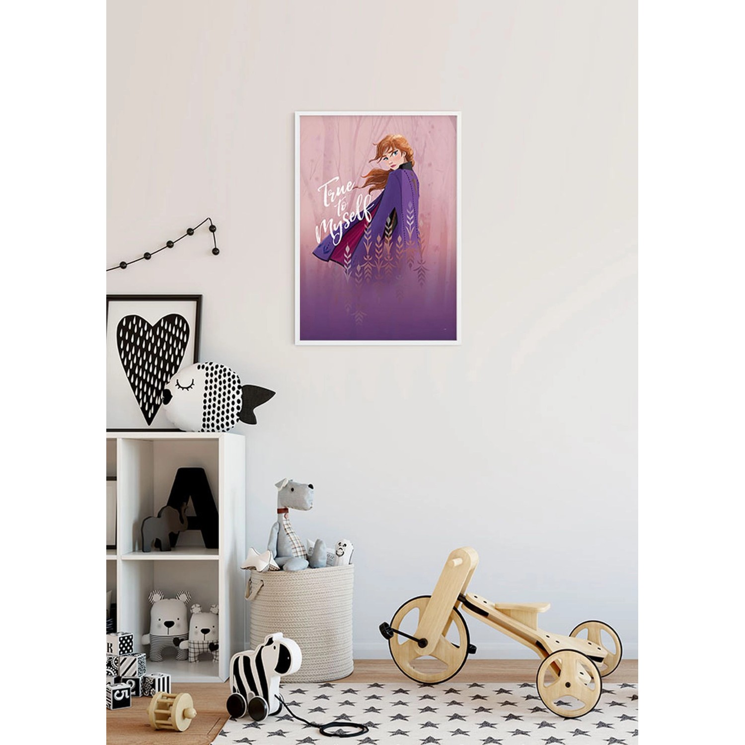 Disney Poster Die Eiskönigin Anna Lila 30 x 40 cm 610158 Disney Poster Die Eiskönigin Anna Lila 30 x 40 cm 610158 von Disney
