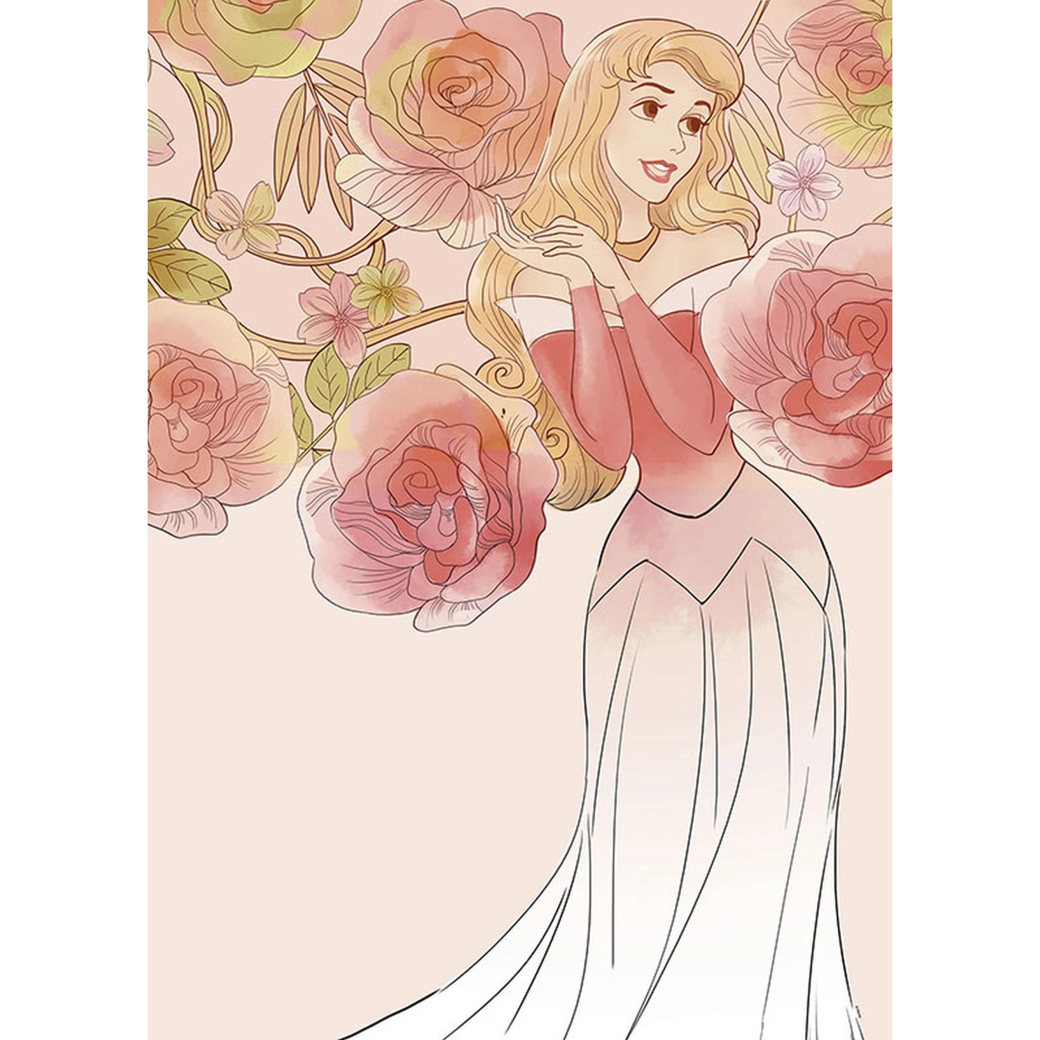 Disney Poster Dornröschen Rosa 50 x 70 cm 610133 Disney Poster Dornröschen Rosa 50 x 70 cm 610133 von Disney