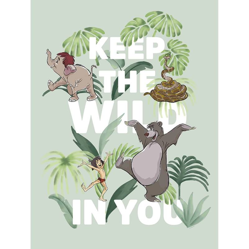 Disney Poster Dschungelbuch Grün 30 x 40 cm 611653 von Disney