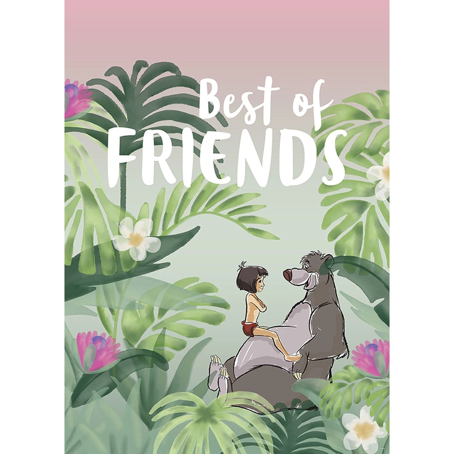 Disney Poster Dschungelbuch Grün und Rosa 50 x 70 cm 611715 Disney Poster Dschungelbuch Grün und Rosa 50 x 70 cm 611715 von Disney