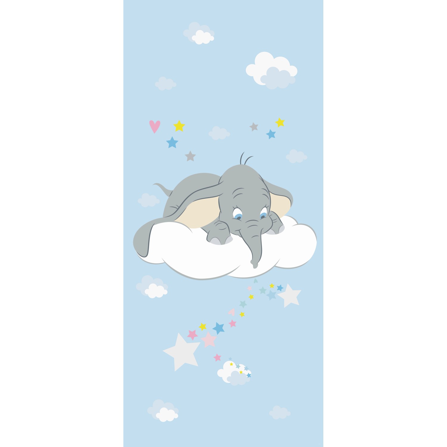 Disney Poster Dumbo Blau und Grau 90 x 202 cm 600781 Disney Poster Dumbo Blau und Grau 90 x 202 cm 600781 von Disney
