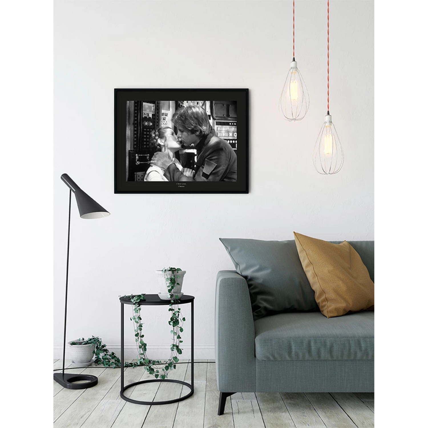 Disney Poster Star Wars Leia & Han Schwarz-Weiß 50 x 40 cm 610252 Disney Poster Star Wars Leia & Han Schwarz-Weiß 50 x 40 cm 610252 von Disney