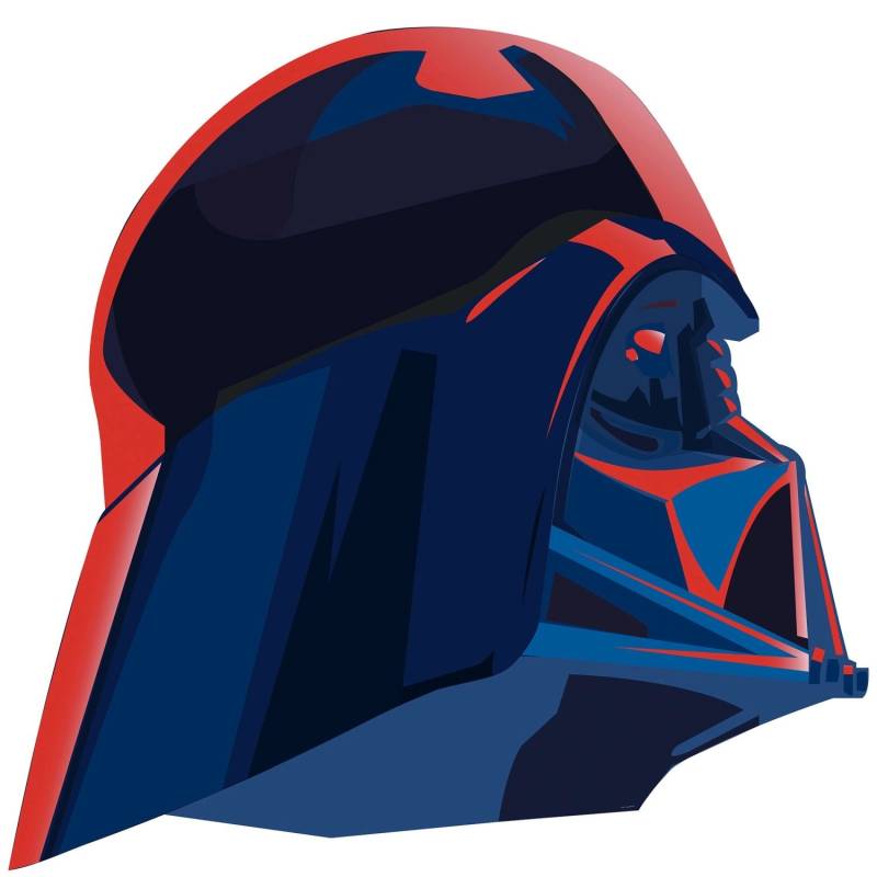 Disney Selbstklebende Runde Tapete Star Wars Dunkelblau und Rot Ø 128 cm 612753 von Disney