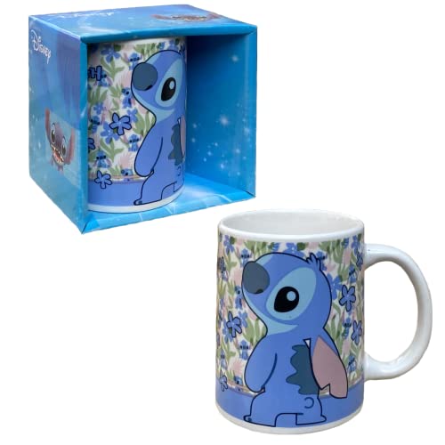 Disney Stitch Kaffeetasse, Keramik Tasse, Tropisch Stitch-Tasse, Stitch Geschenk für Erwachsene und Jugendliche von Disney