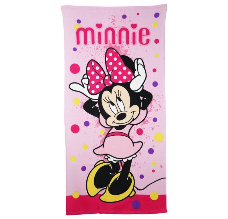 Disney Strandtuch Disney Minnie Maus Mikrofaser Strandtuch Badetuch XL 70x140 von Disney
