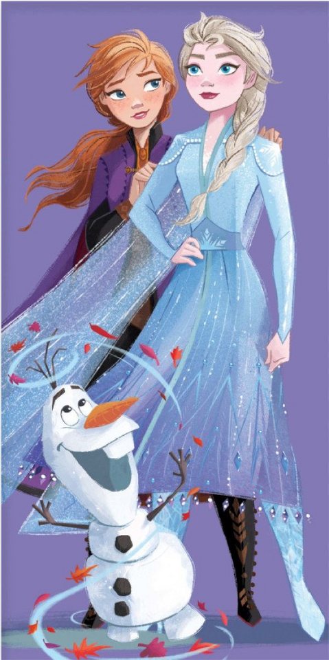 Disney Strandtuch Frozen Badetuch Handtuch Strandtuch 70 x 140 cm, bedruckt von Disney