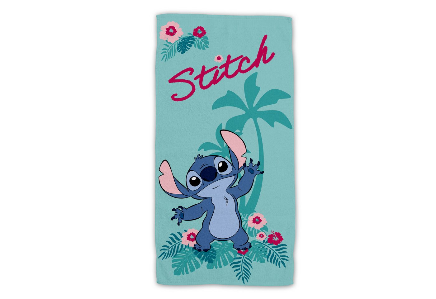 Disney Strandtuch Lilo & Stitch Strandhandtuch – Weiches Polyester-Badetuch 140x70 cm von Disney