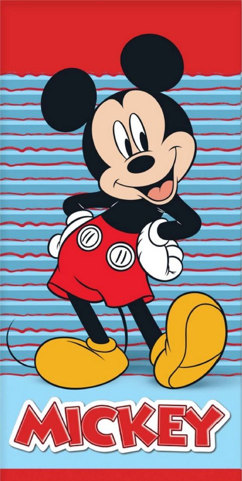 Disney Strandtuch Mickey Mouse Badetuch Handtuch Strandtuch 70 x 140 cm von Disney