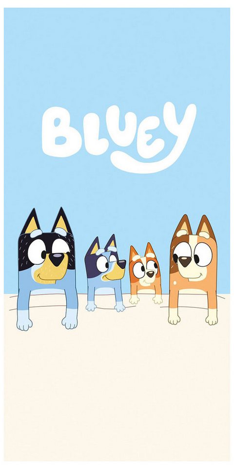 Disney Strandtücher Bluey, Frottee (Badetuch, 1-St) von Disney