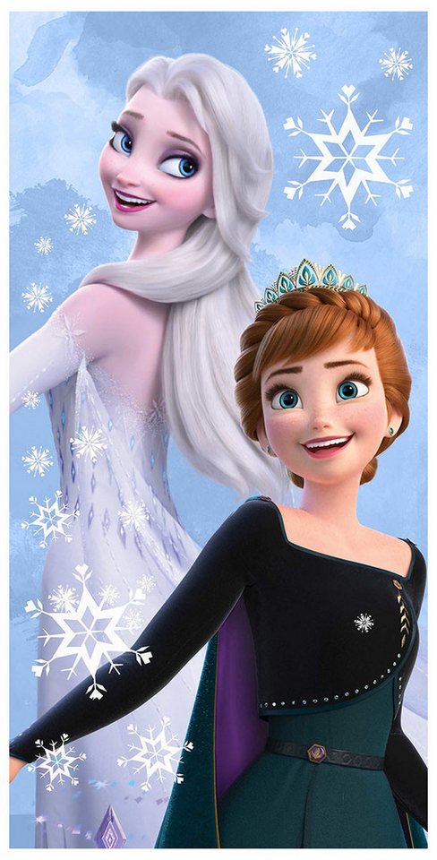 Disney Strandtücher Disney Handtuch, Frozen, Anna und Elsa 70 x 140 cm 100% Baumwolle, Frottee von Disney