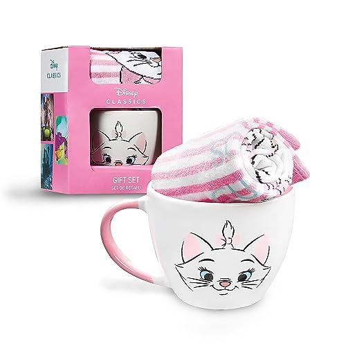 Disney Tasse und Socken Damen Set Stitch Geschenk Set (Rosa Marie) von Disney