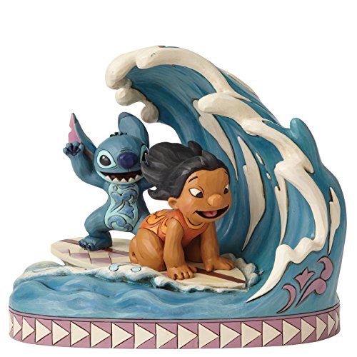 Disney 4055407 Tradition Catch the Wave (Lilo & Stitch 15th Anniversary Figur), mehrfarbig, 20 x 13 x 18 cm von Disney