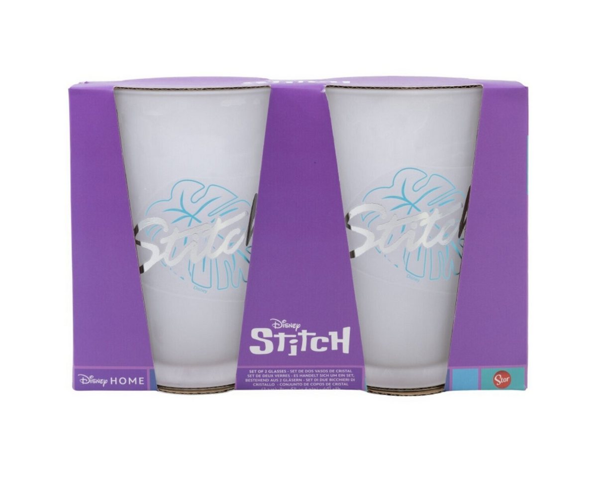 Disney Trinkflasche Disney Lilo & Stitch Gläser 2er Set 490ml von Disney