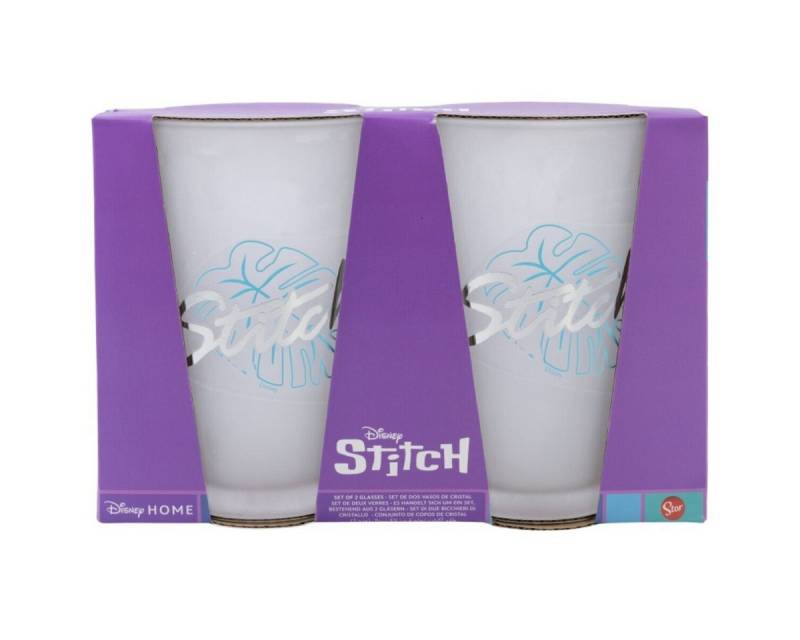 Disney Trinkflasche Disney Lilo & Stitch Gläser 2er Set 490ml von Disney