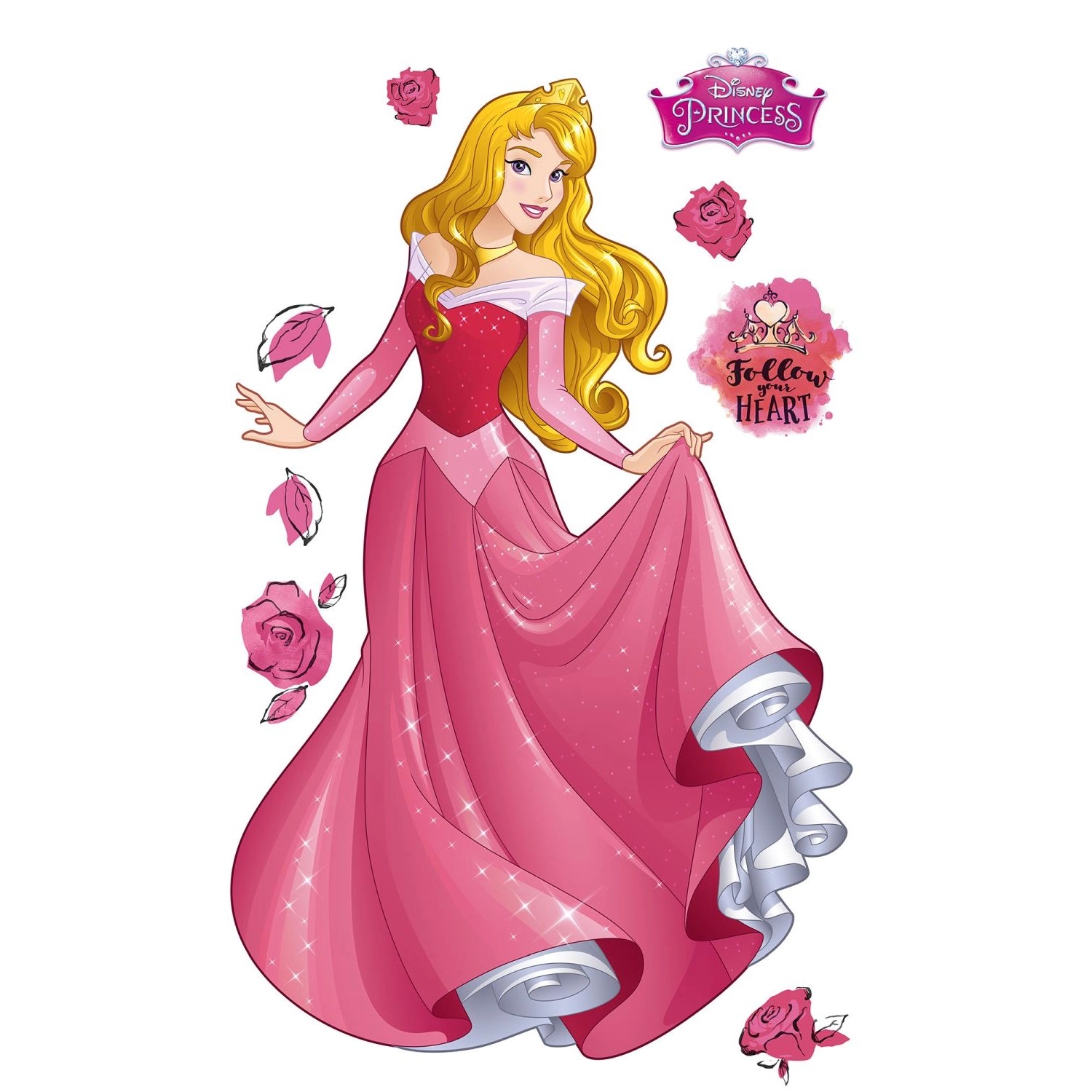 Disney Wandtattoo Dornröschen Xxl Rosa 127 x 200 cm 612429 Disney Wandtattoo Dornröschen Xxl Rosa 127 x 200 cm 612429 von Disney