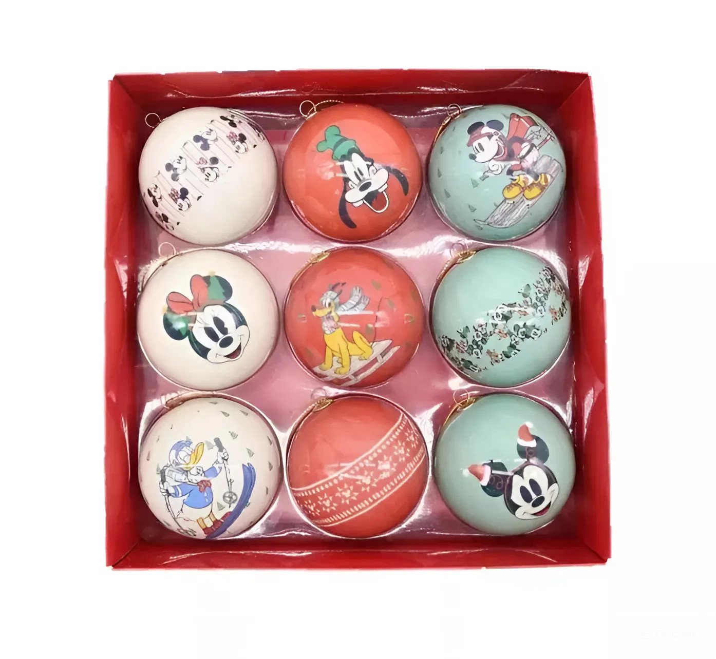 Disney Weihnachtsbaumkugel Disney Micky Maus Weihnachtskugeln Weihnachten Kugel (9 St) von Disney