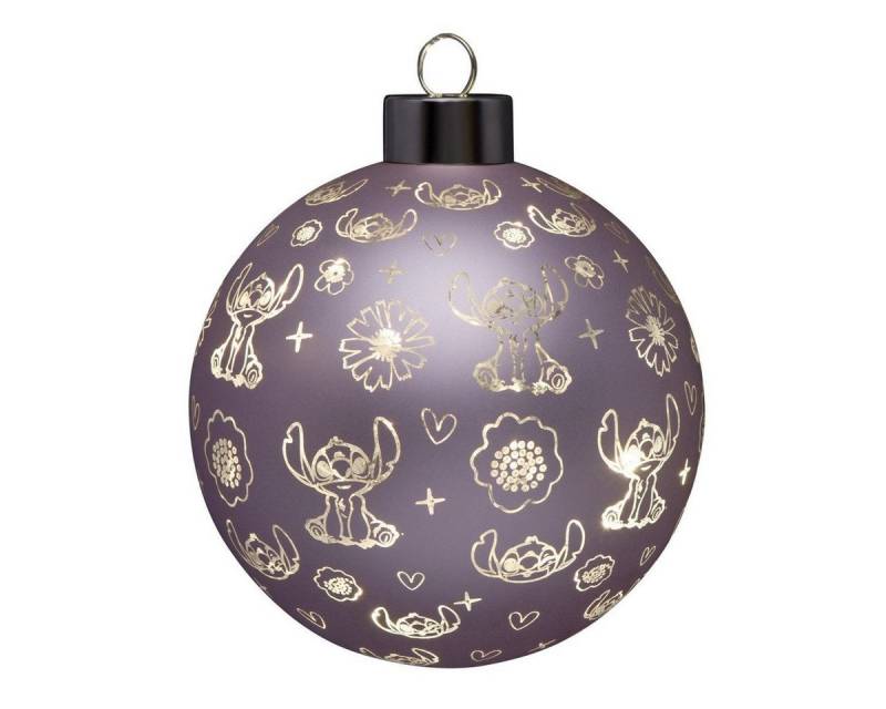 Disney Weihnachtsbaumkugel LED Dekolicht Stitch Weihnachtskugel 10cm Ornament Glaskugel Disney Weihnachtsbaumkugel LED Dekolicht Stitch Weihnachtskugel 10cm Ornament Glaskugel von Disney