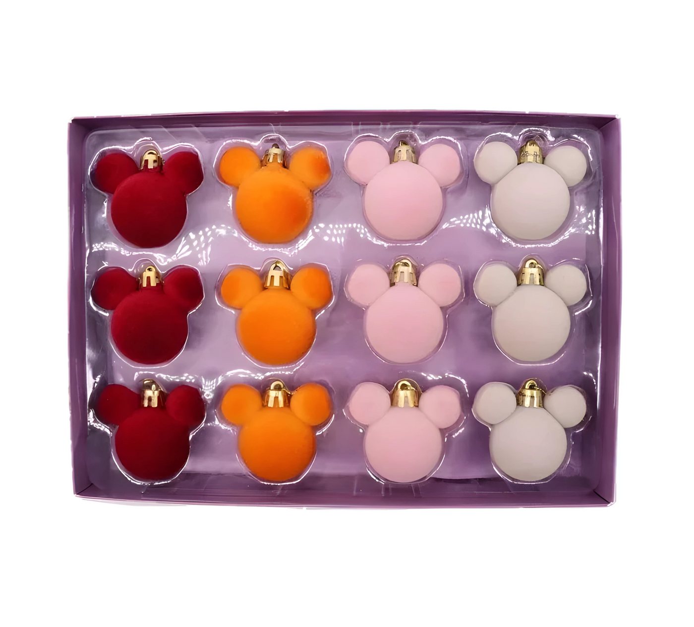 Disney Weihnachtsbaumkugel Mini Micky Maus Weihnachtskugeln 12 Kugeln Print Weihnachten Kugel (12 St) von Disney