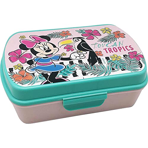 Disney brotkasten Minnie Mouse junior 1 Liter rosa/grün von Disney