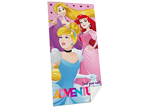 Disney Princess- 'Listen to Your Heart' Bad und Strand Handtuch, 140 cm x 70 cm, Baumwolle, Muticolour, 140 x 70 x 1 cm von Disney