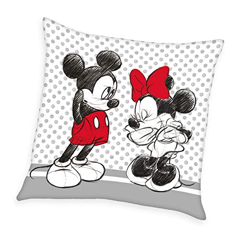 Disney Mickey & Minnie Mouse Maus Deko Kissen Kuschelkissen, gefüllt von Disney