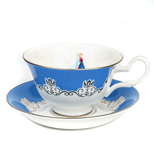 ENGLISH LADIES Disney Tasse mit untertasse Porzellan Eiskönigin Anna ELSA Sister Forever von Disney