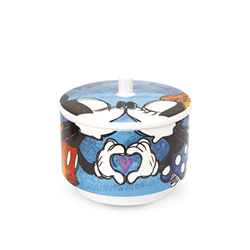 Egan Zuckerdose, Modell Mcikey Sweet Love, Porzellan, Blau, PWM41/B von Disney