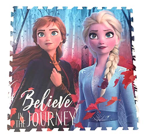 Disney WD20835 Frozen 2 Eva Puzzlematte Kinderteppiche, Wanddekoration, Heimdekoration, Unisex, Erwachsene, Bedruckt, Mehrfarbig (Mehrfarbig), Einheitsgröße von Disney