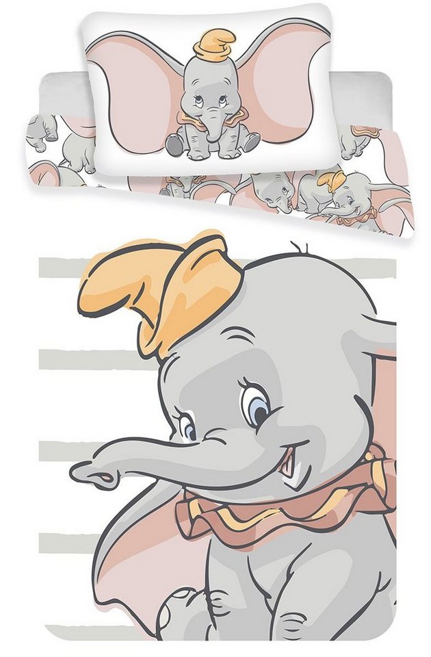 Kinderbettwäsche Dumbo, Disney, Renforcé, 2 teilig von Disney
