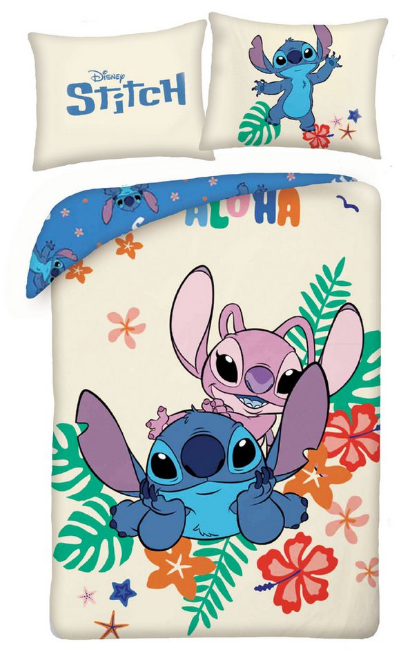 Kinderbettwäsche Lilo and Stitch Kinderbettwäsche 140 x 200 cm, Disney von Disney